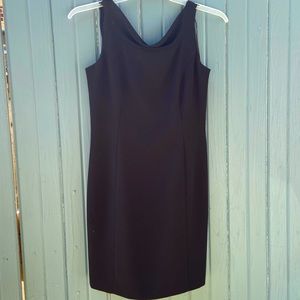 Simple Black Dress with drop back